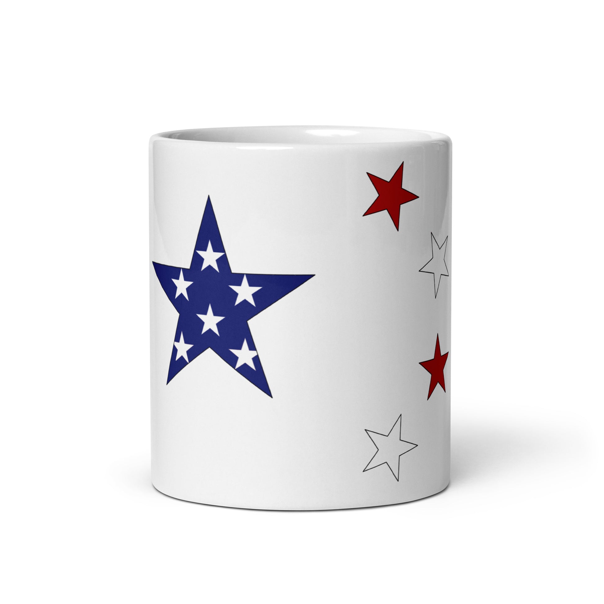 Chinese American 11oz white mug