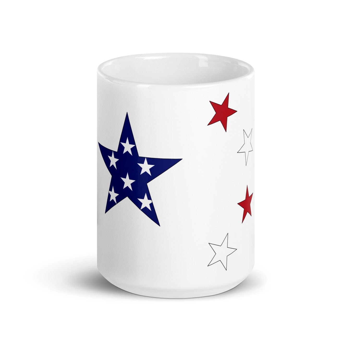 Chinese American 15oz white mug