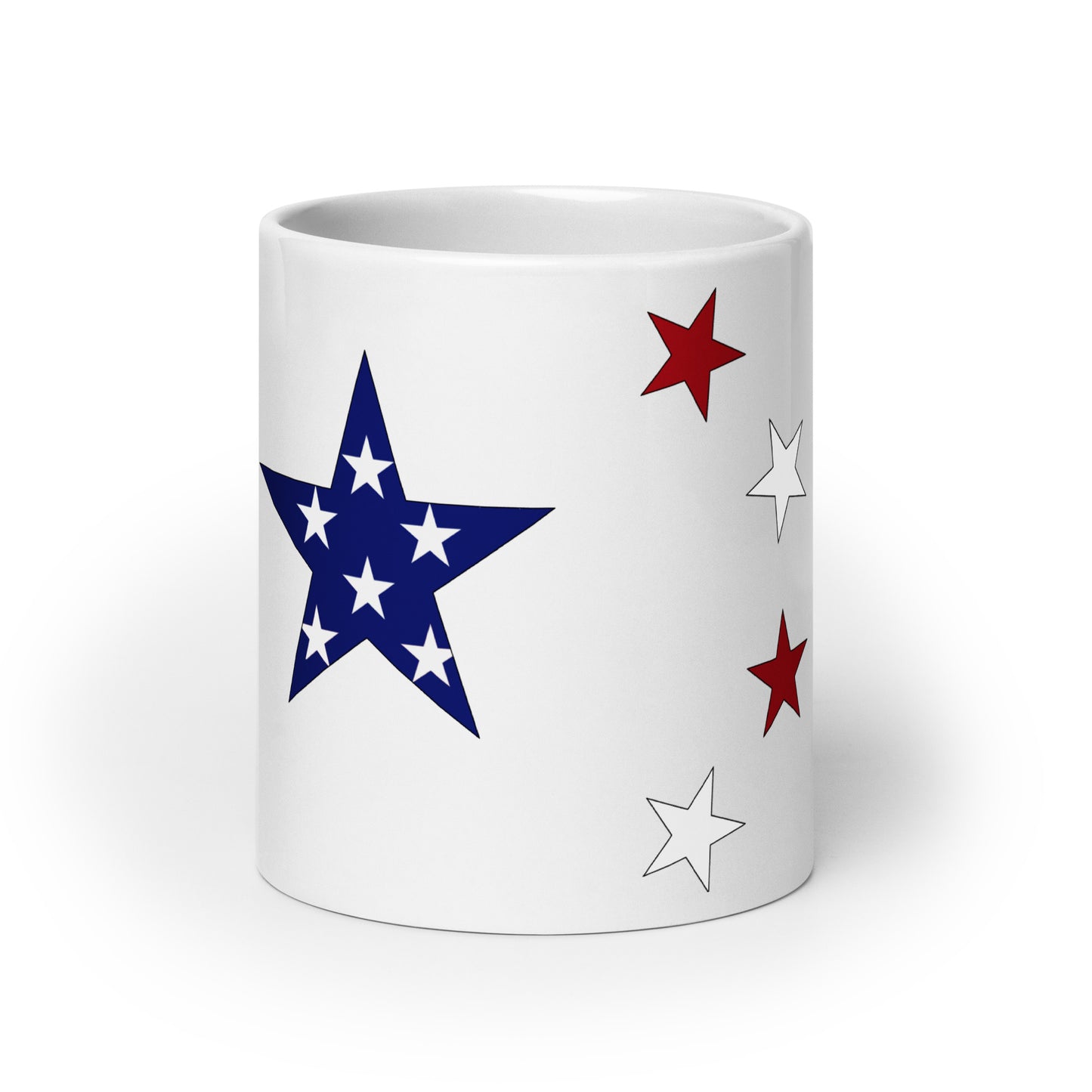 Chinese American 20oz white mug