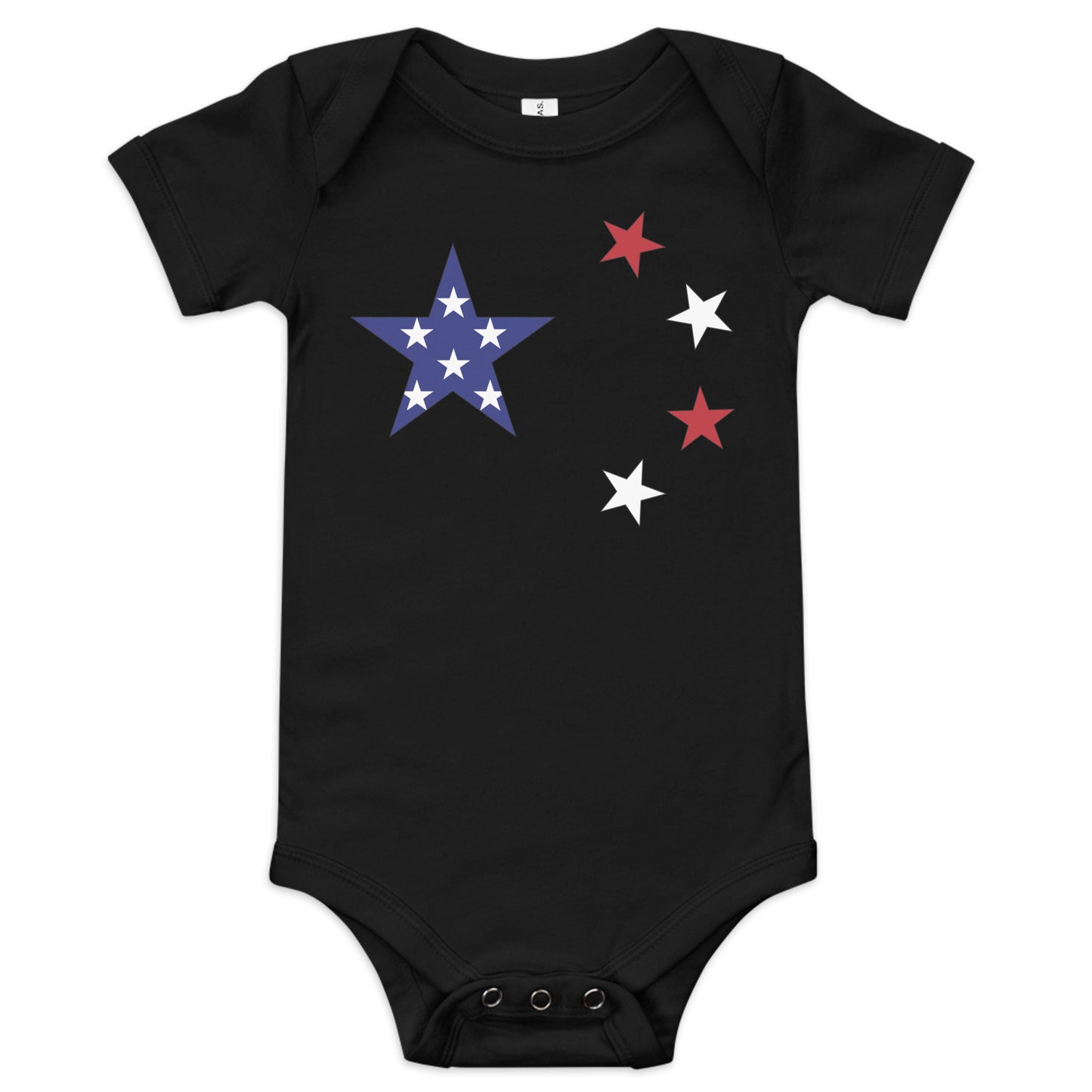 Chinese American black baby bodysuit