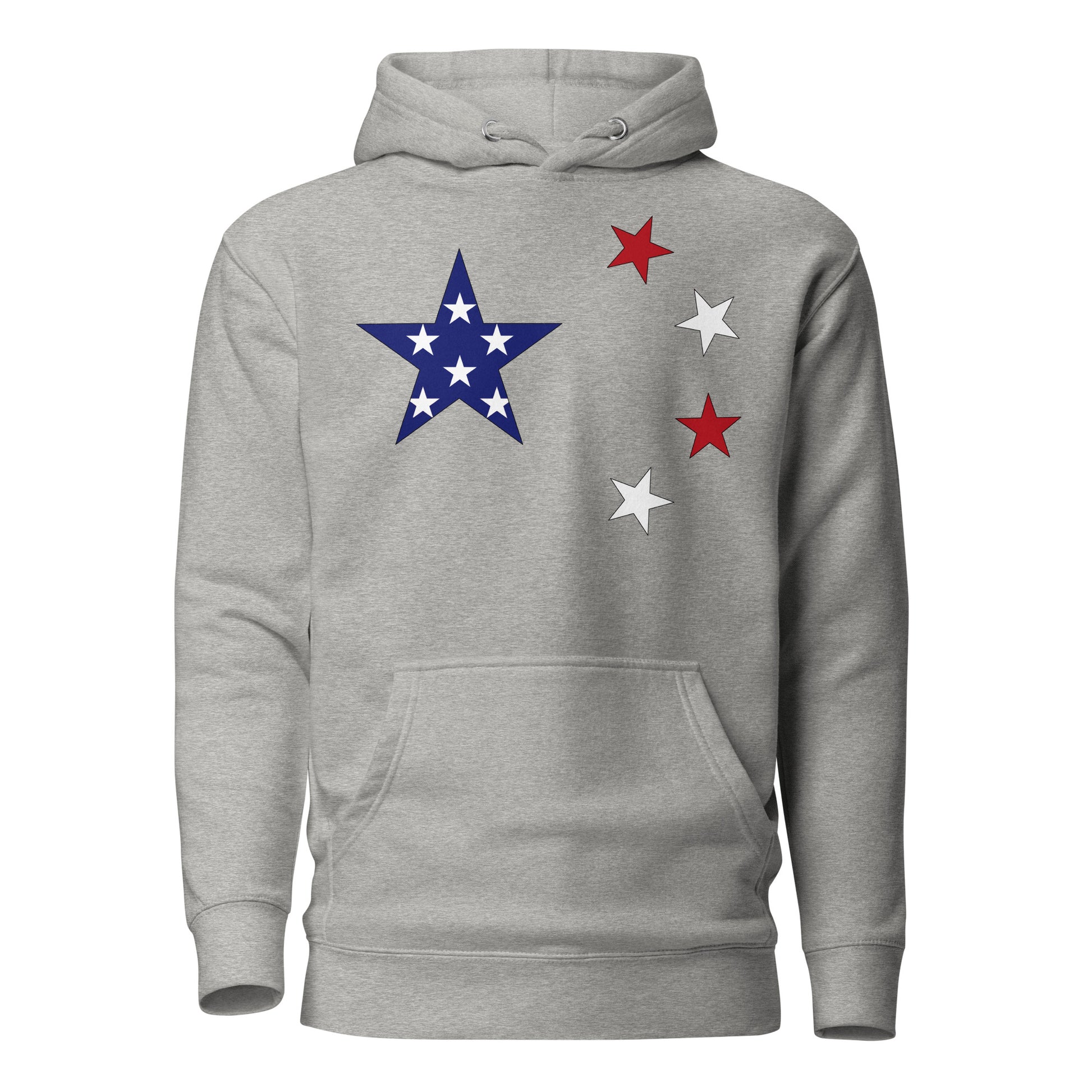 Chinese American carbon grey hoodie