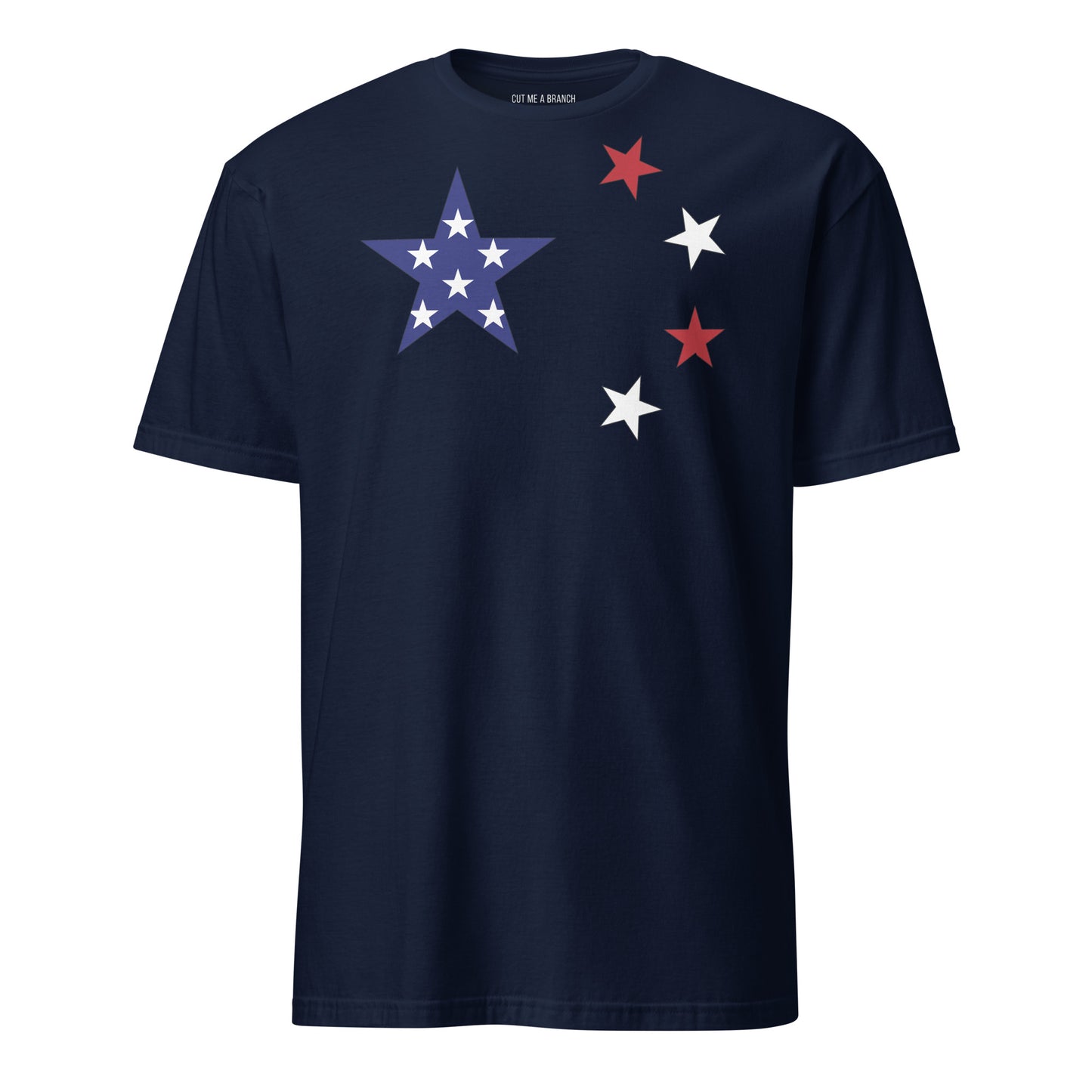 Chinese American navy blue t-shirt