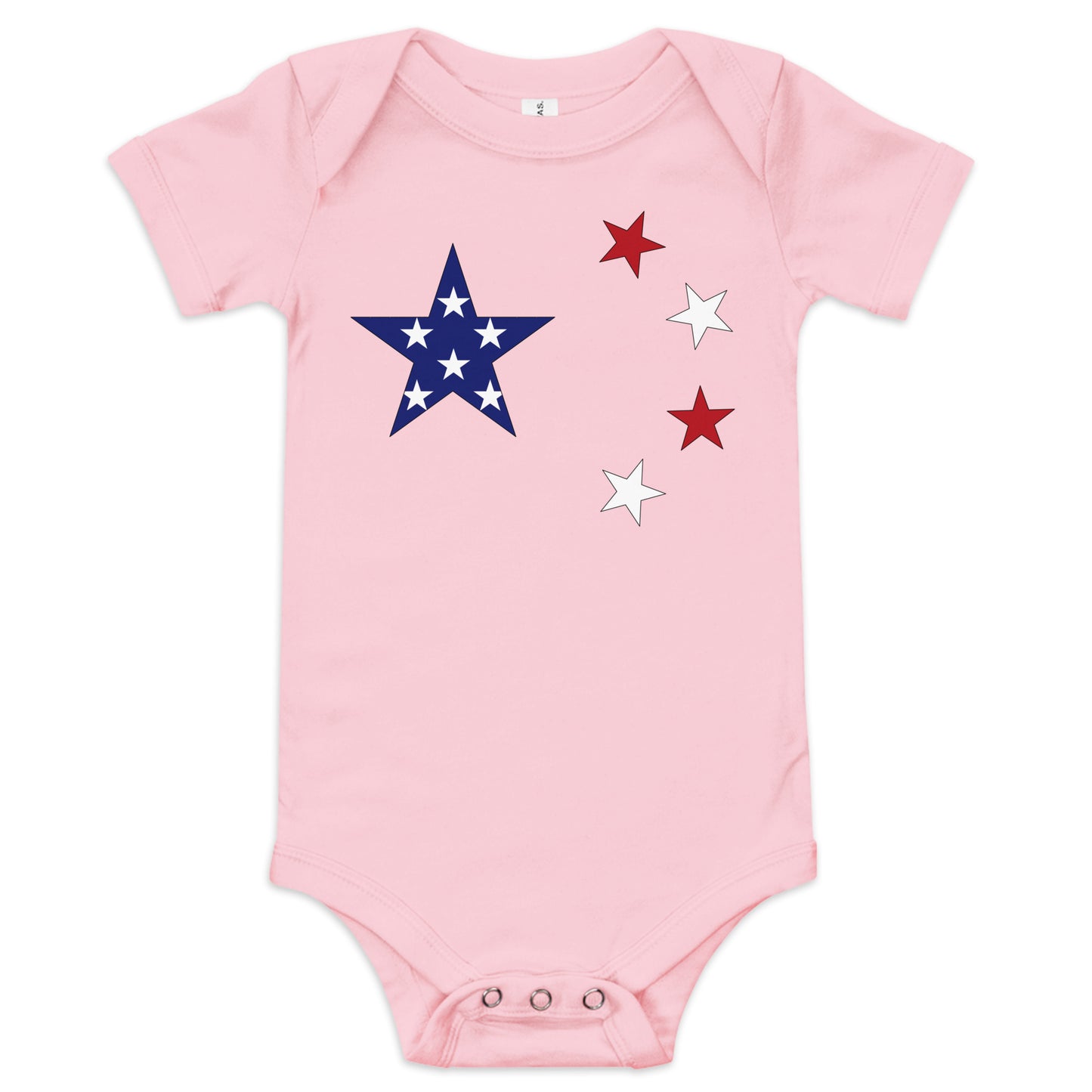 Chinese American pink baby bodysuit