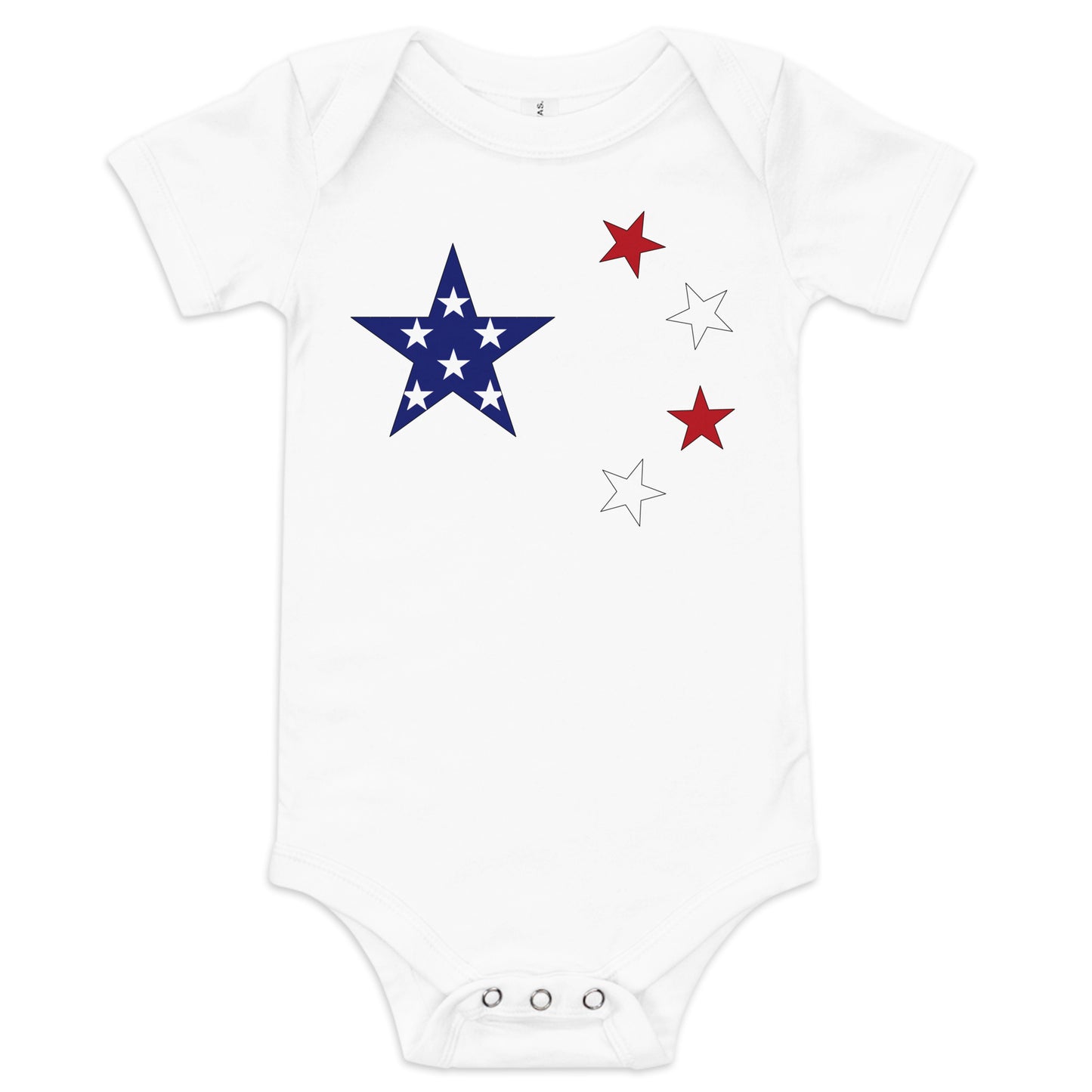 Chinese American white baby bodysuit