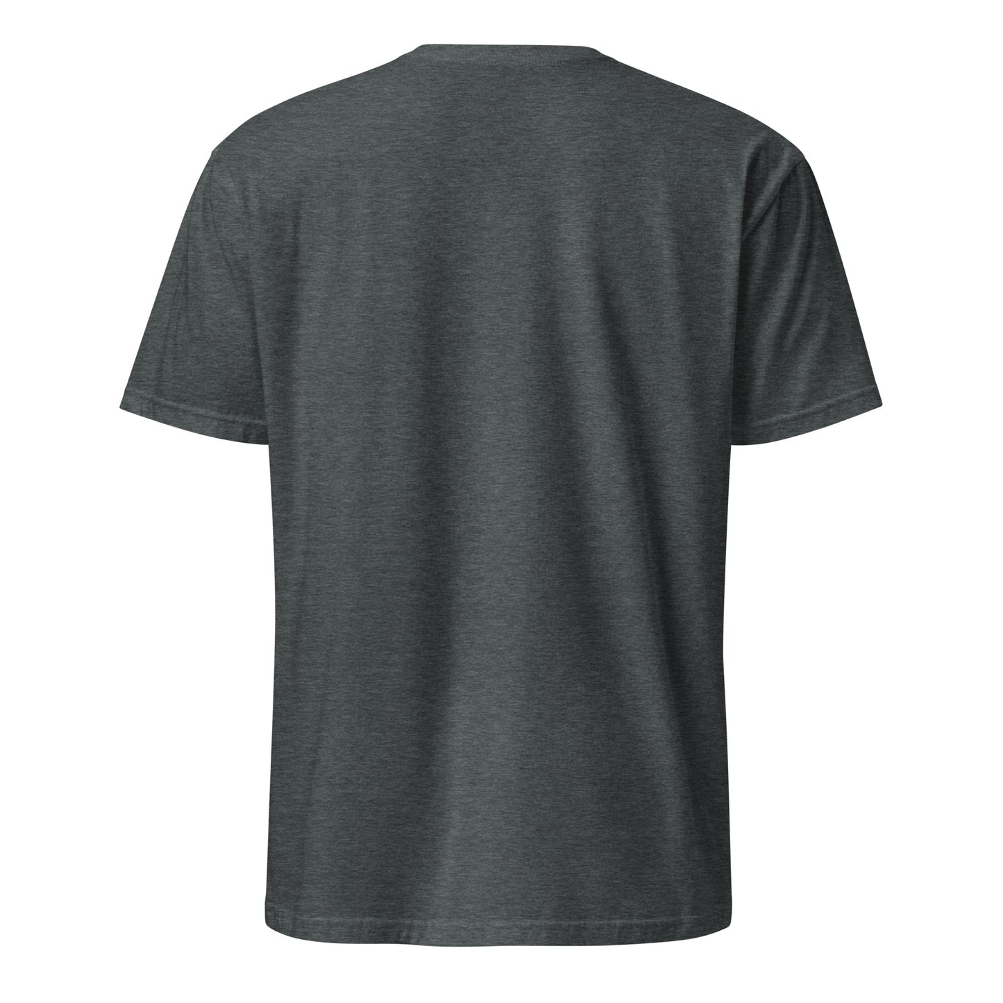 Cuban American dark grey heather t-shirt back