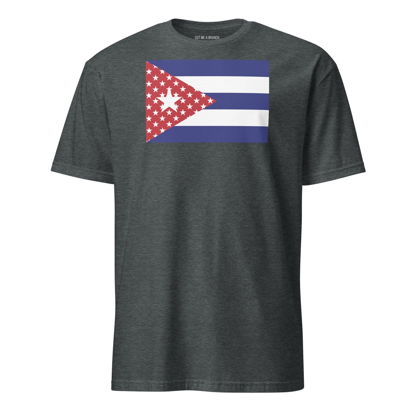 Cuban American dark grey heather t-shirt