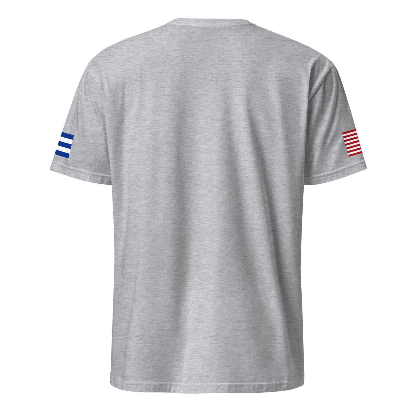 Cuban American light grey t-shirt stars forward back