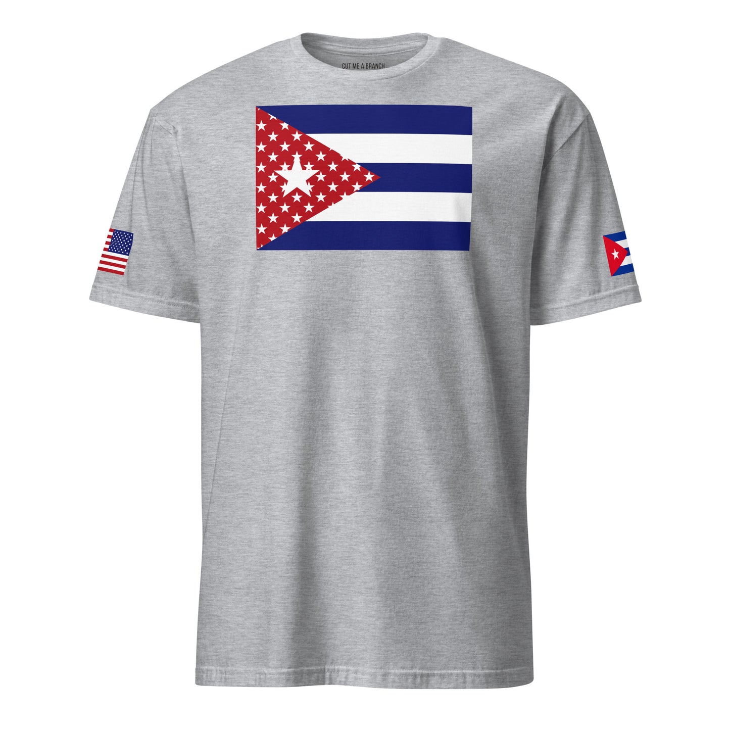 Cuban American light grey t-shirt stars forward