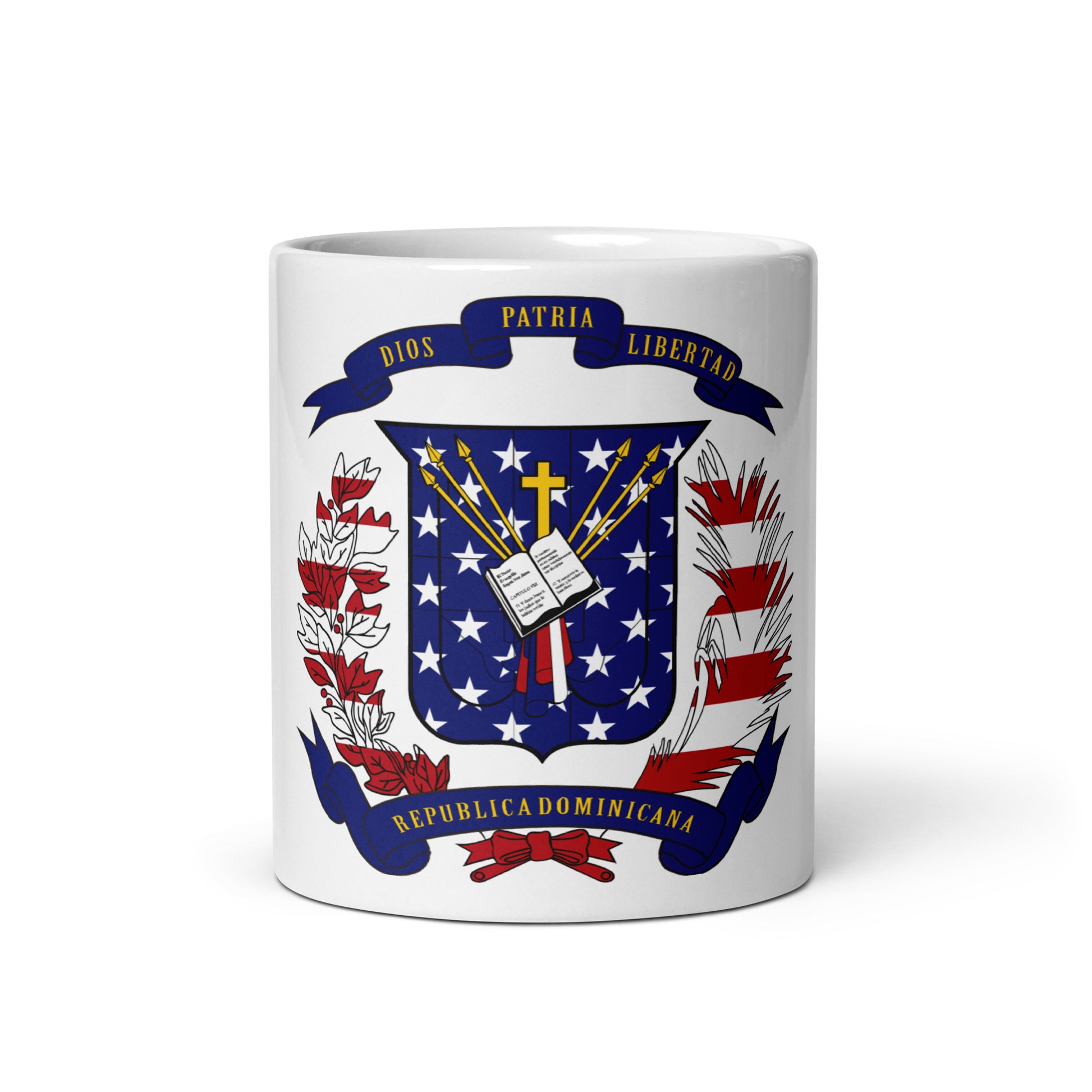 Dominican American 11oz white mug