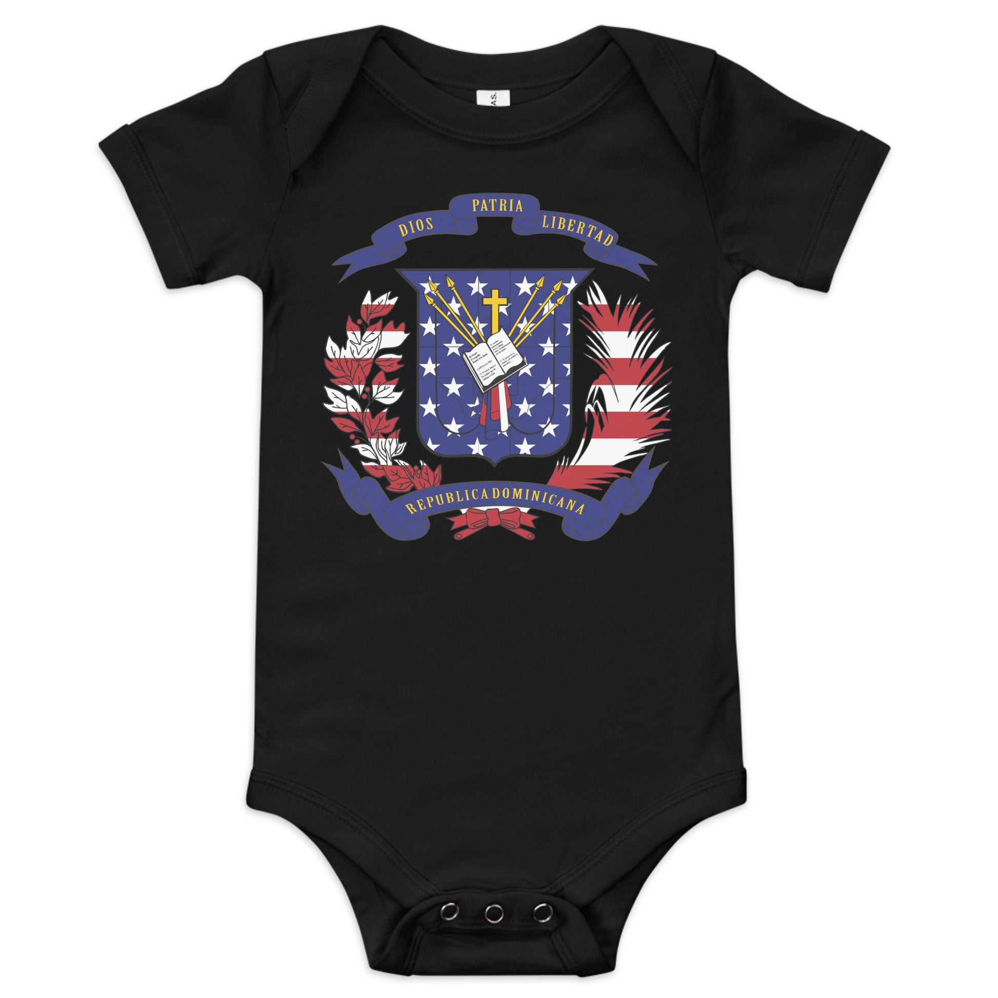 Dominican American black baby bodysuit