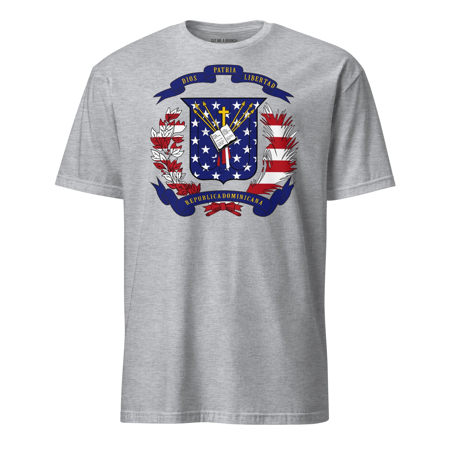 Dominican American light grey t-shirt