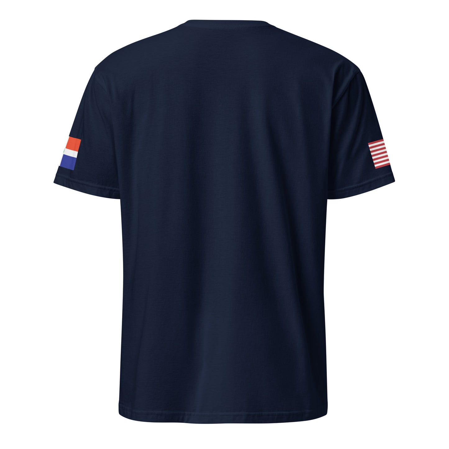 Dominican American navy blue t-shirt stars forward back