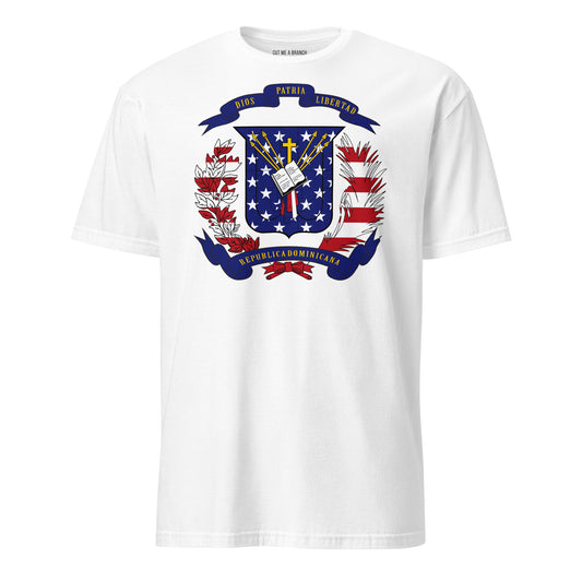 Dominican American white t-shirt