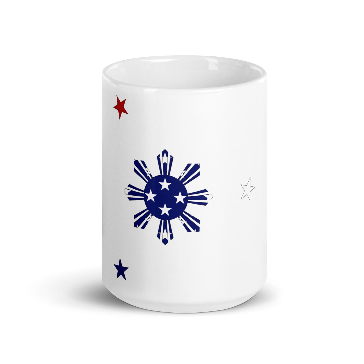 Filipino American 15oz white mug