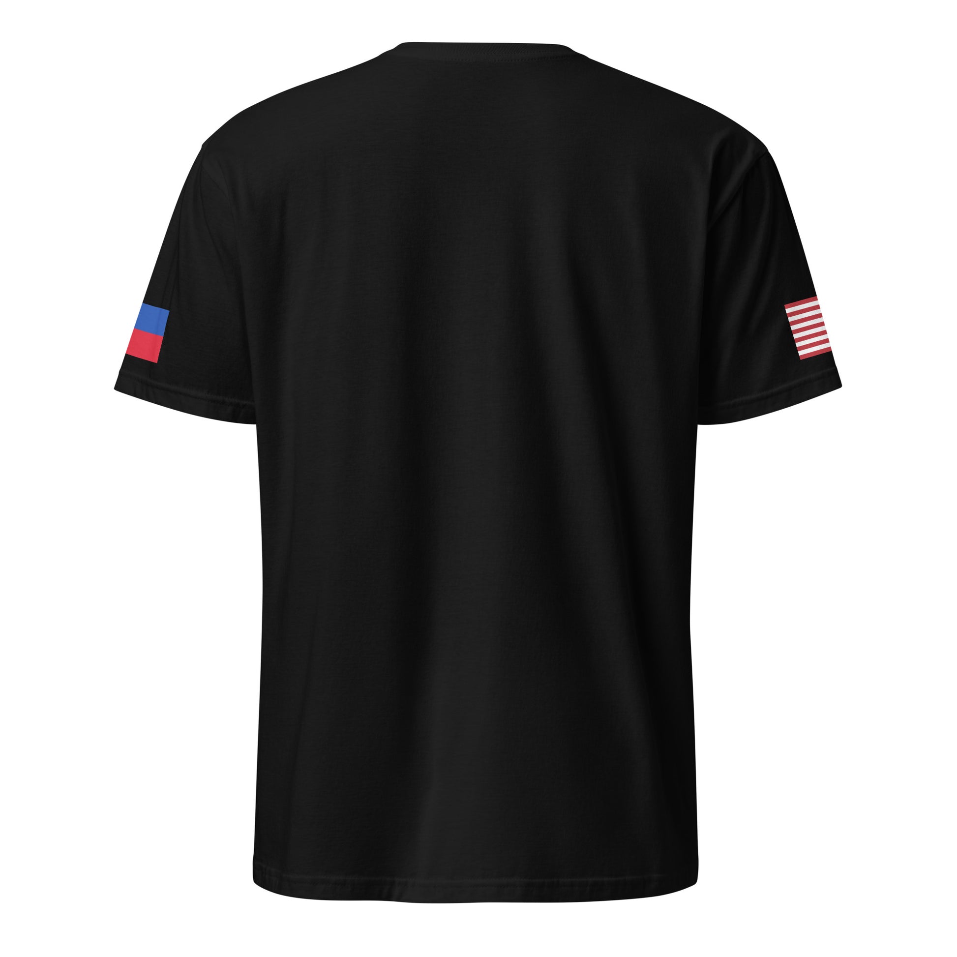 Filipino American black t-shirt stars forward back