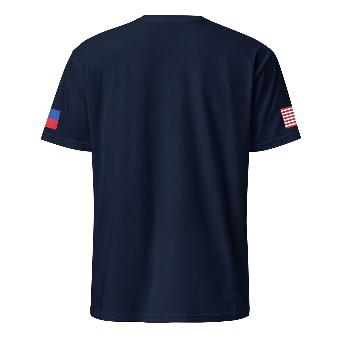 Filipino American navy blue t-shirt stars forward back