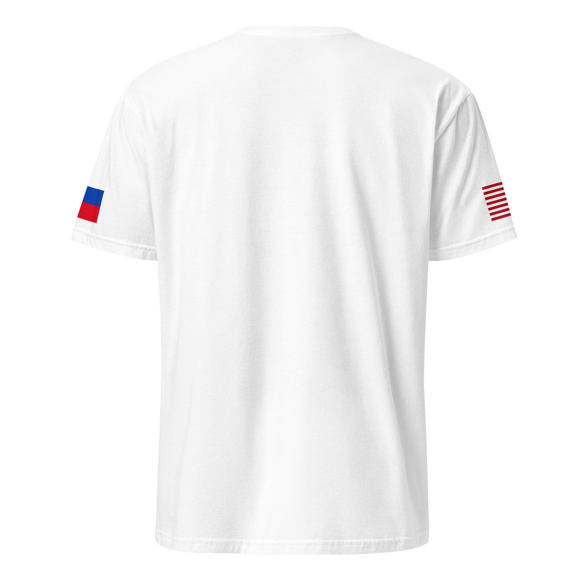 Filipino American white t-shirt rwb series stars forward back