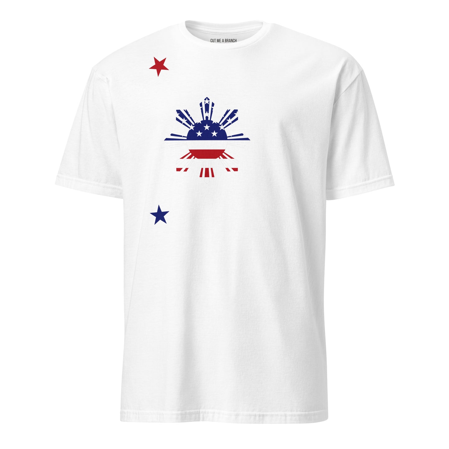 Filipino American white t-shirt