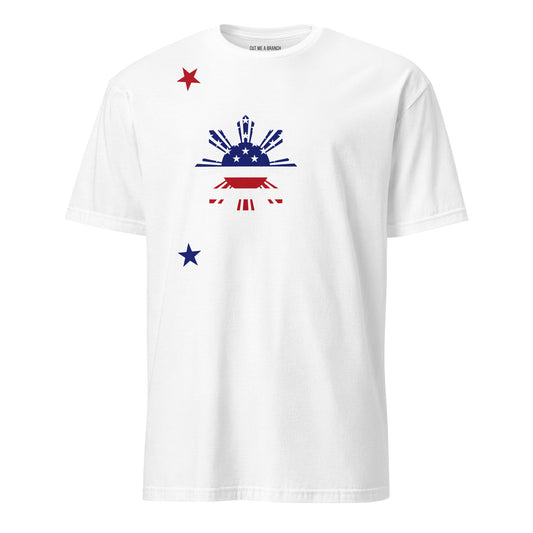 Filipino American white t-shirt