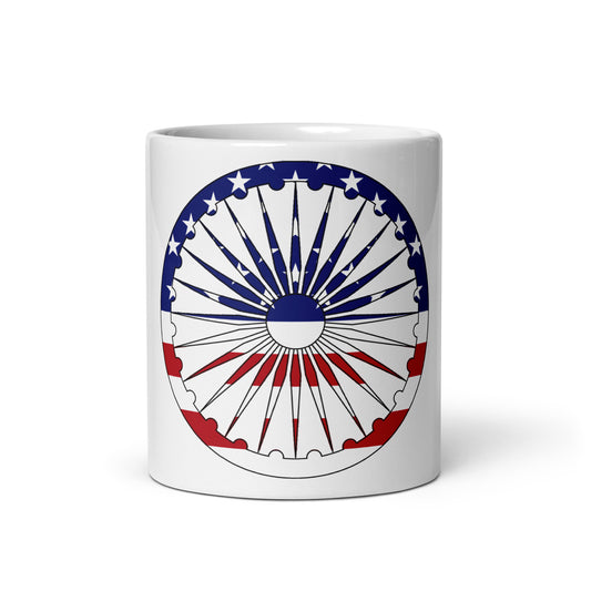 Indian American 11oz white mug