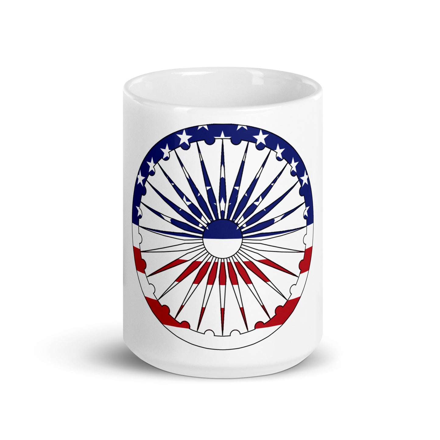 Indian American 15oz white mug