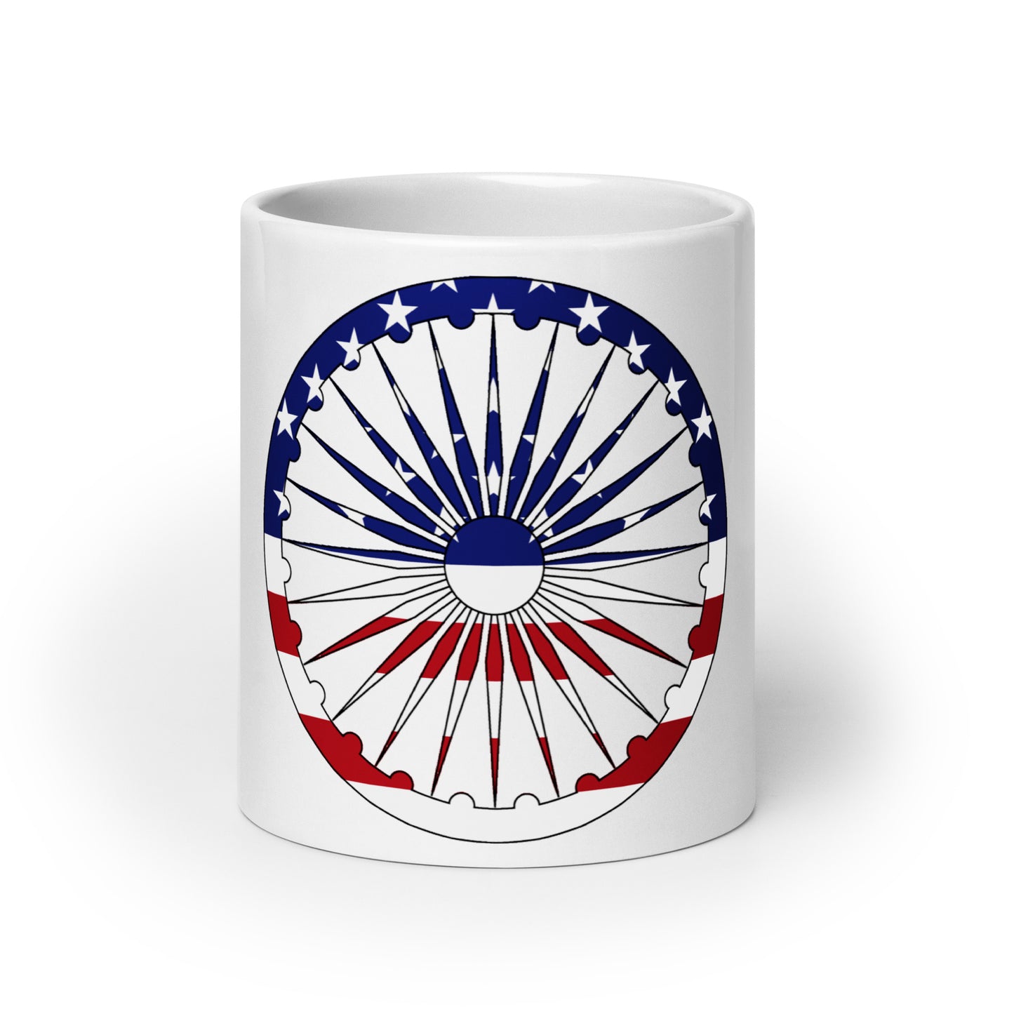 Indian American 20oz white mug