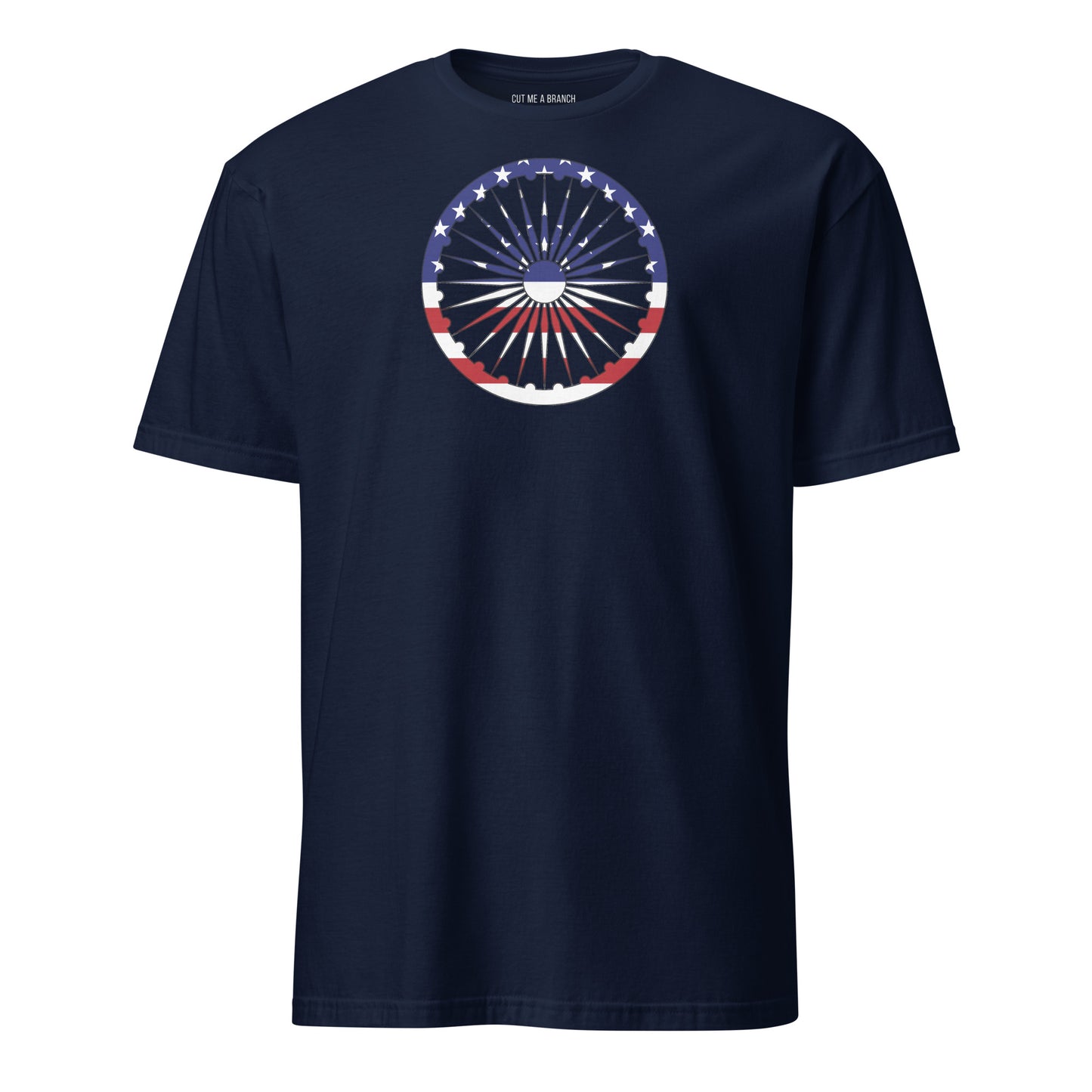 Indian American navy blue t-shirt