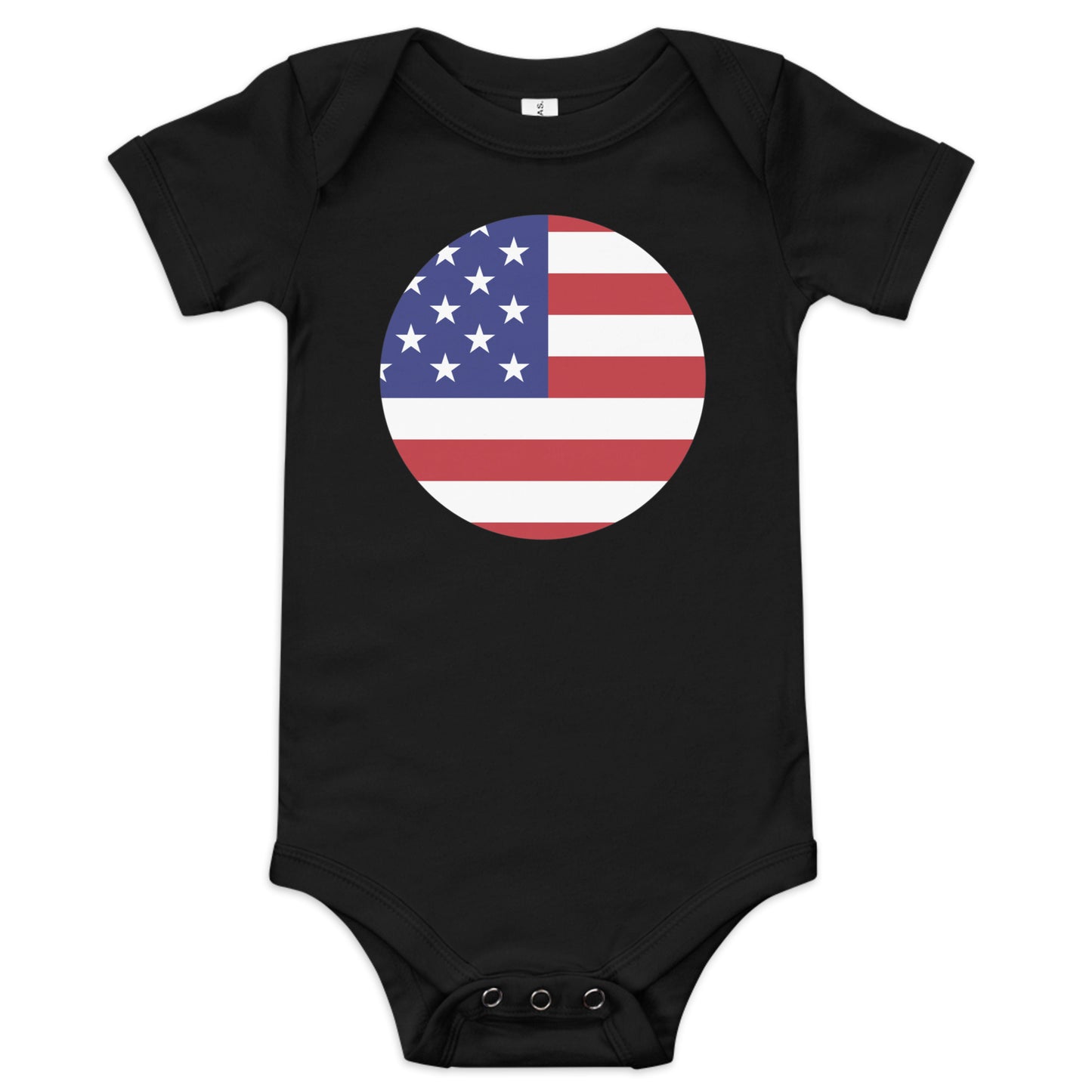 Japanese American black baby bodysuit