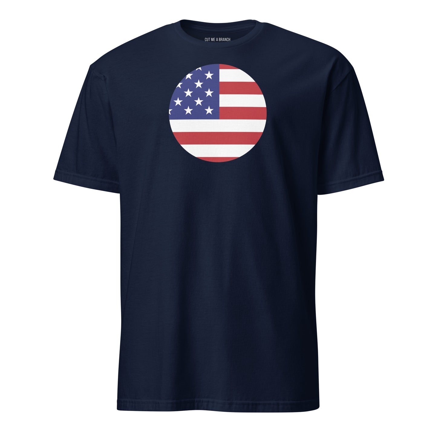 Japanese American navy blue t-shirt