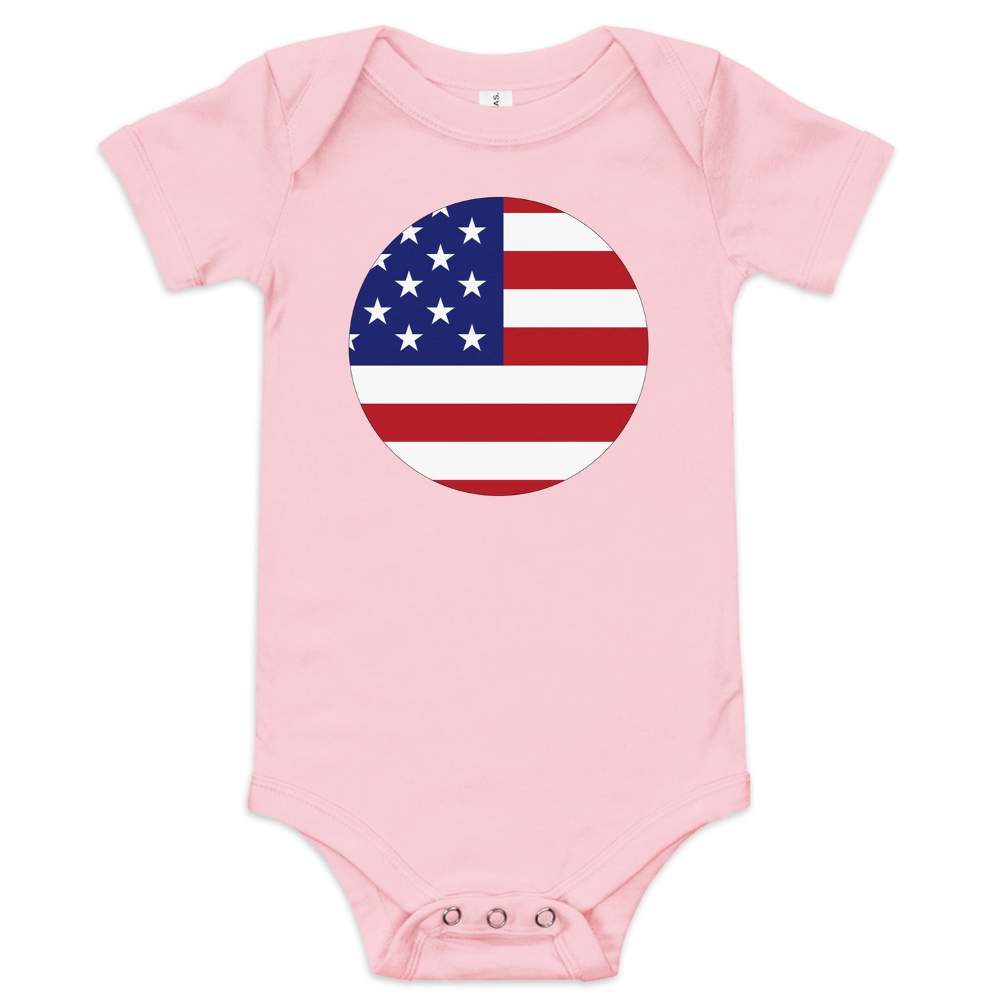 Japanese American pink baby bodysuit