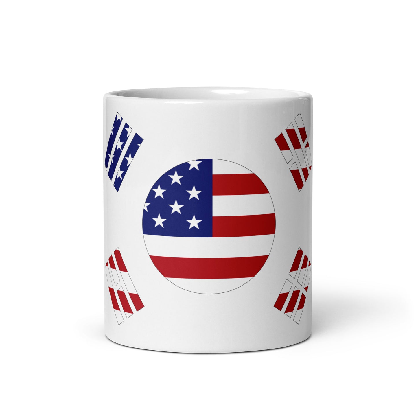 Korean American 11oz white mug