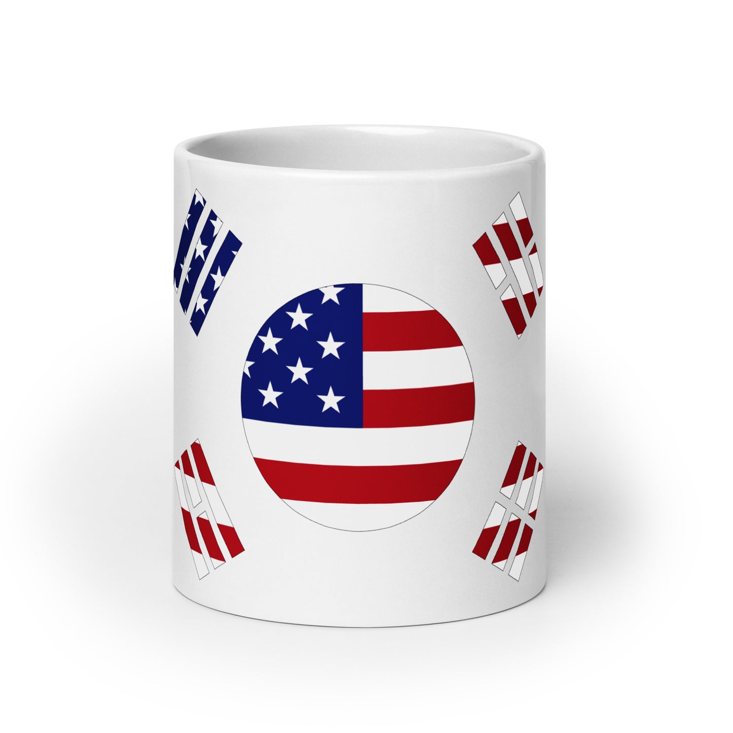 Korean American 20oz white mug