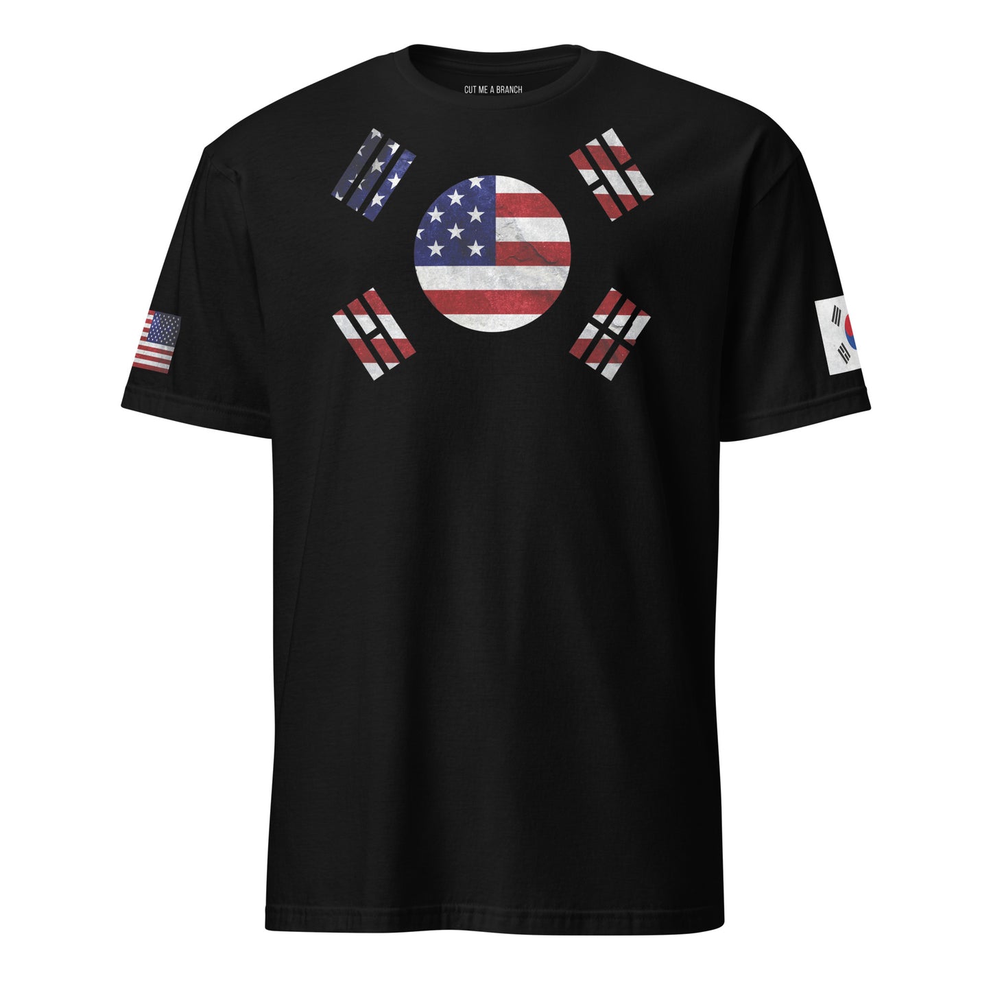 Korean American black t-shirt foundation series stars forward