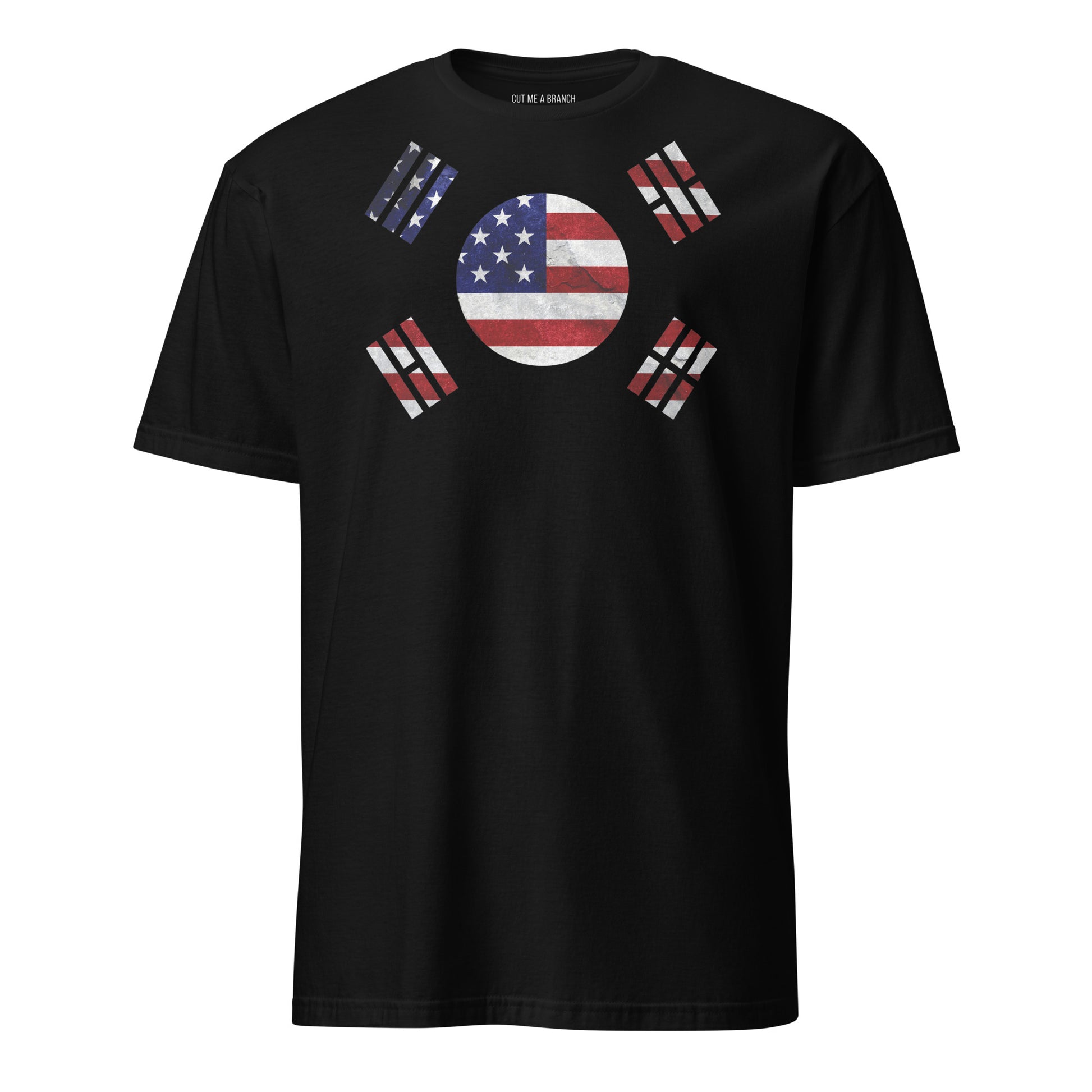 Korean American black t-shirt foundation series