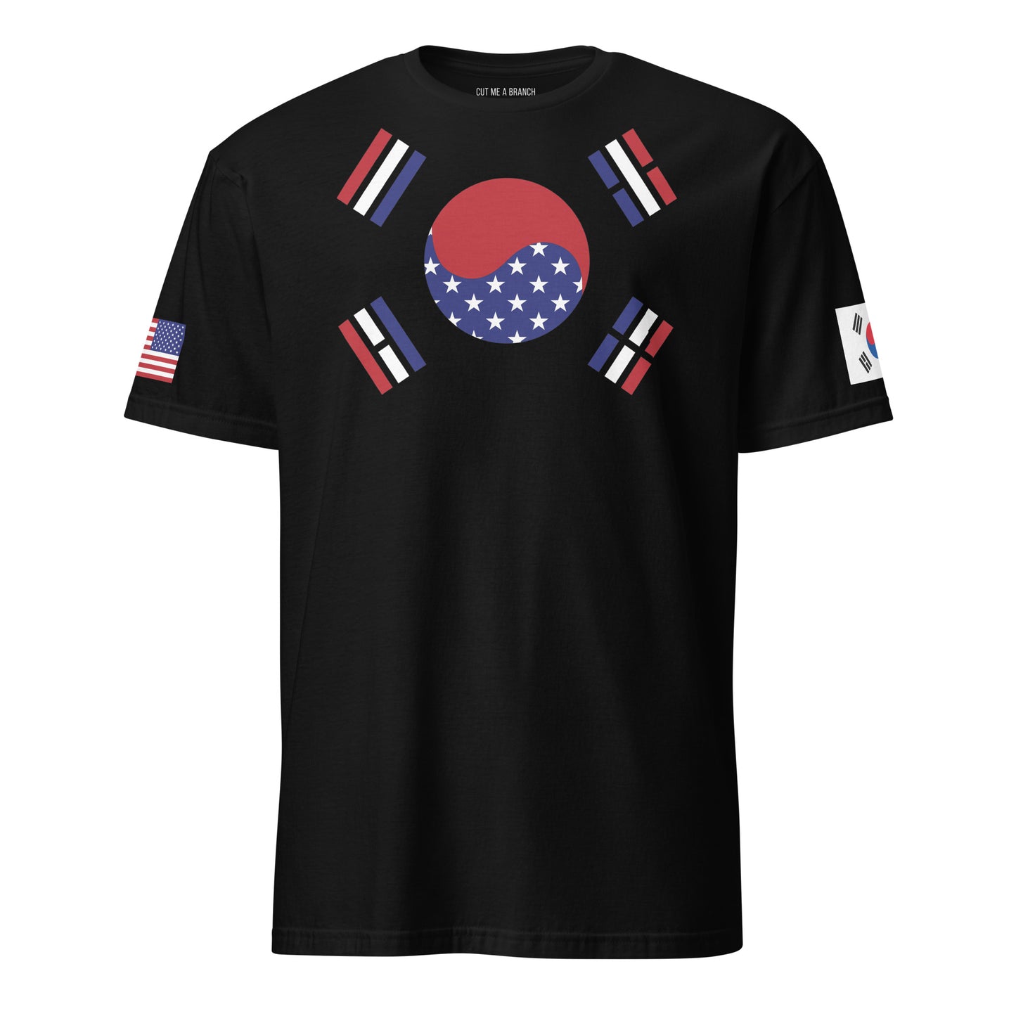 Korean American black t-shirt rwb series stars forward