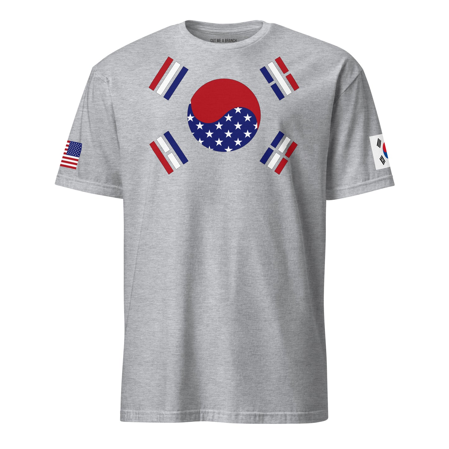 Korean American light grey t-shirt rwb series stars forward