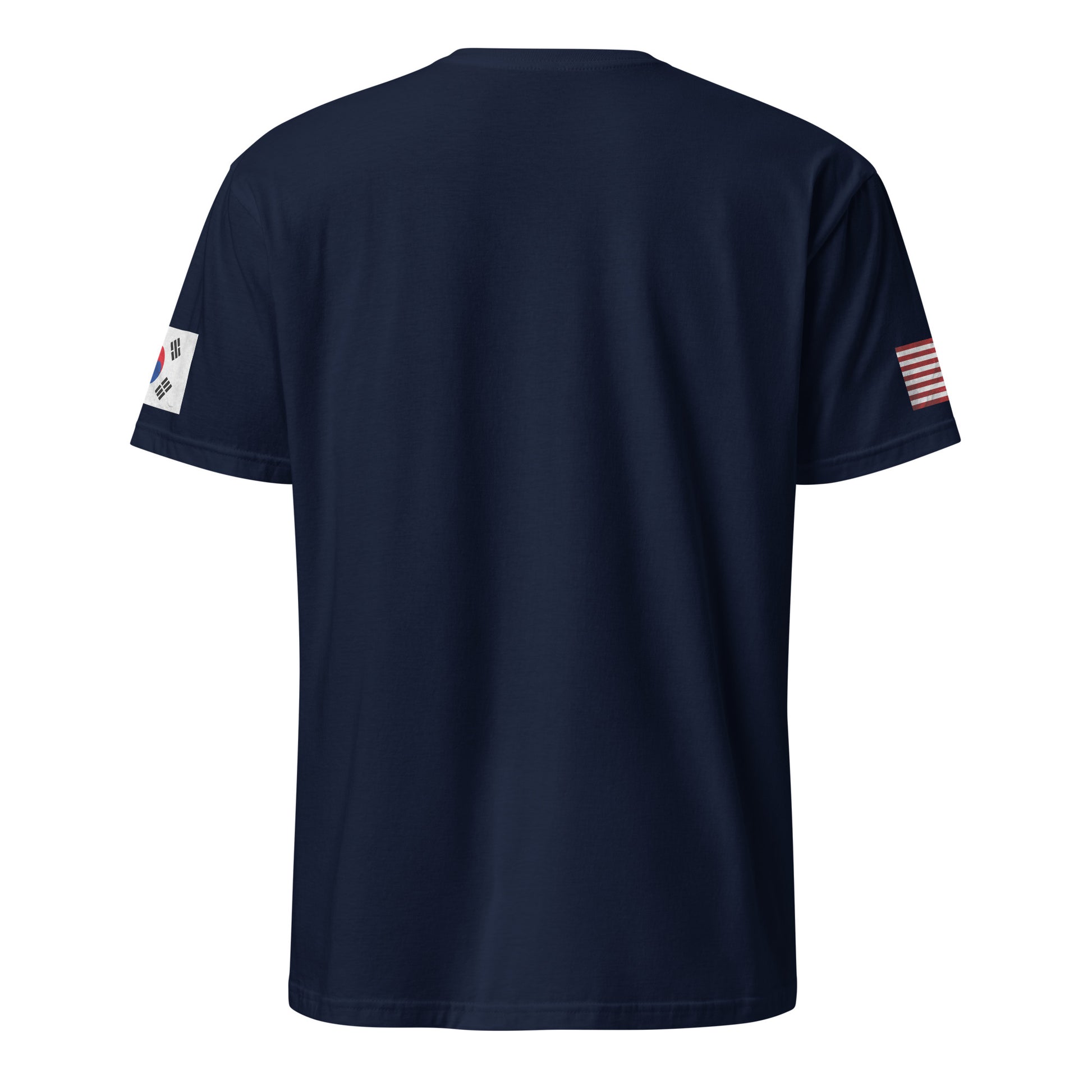 Korean American navy blue t-shirt foundation series stars forward back