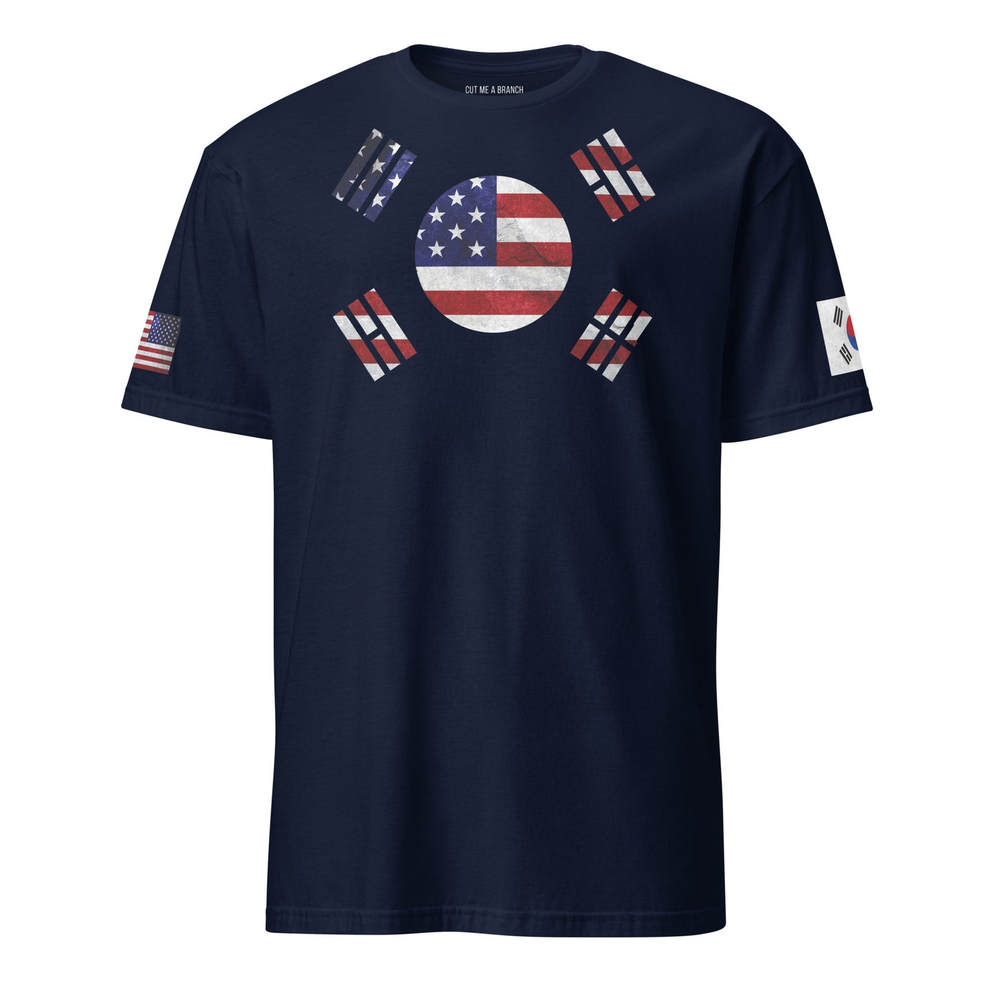 Korean American navy blue t-shirt foundation series stars forward