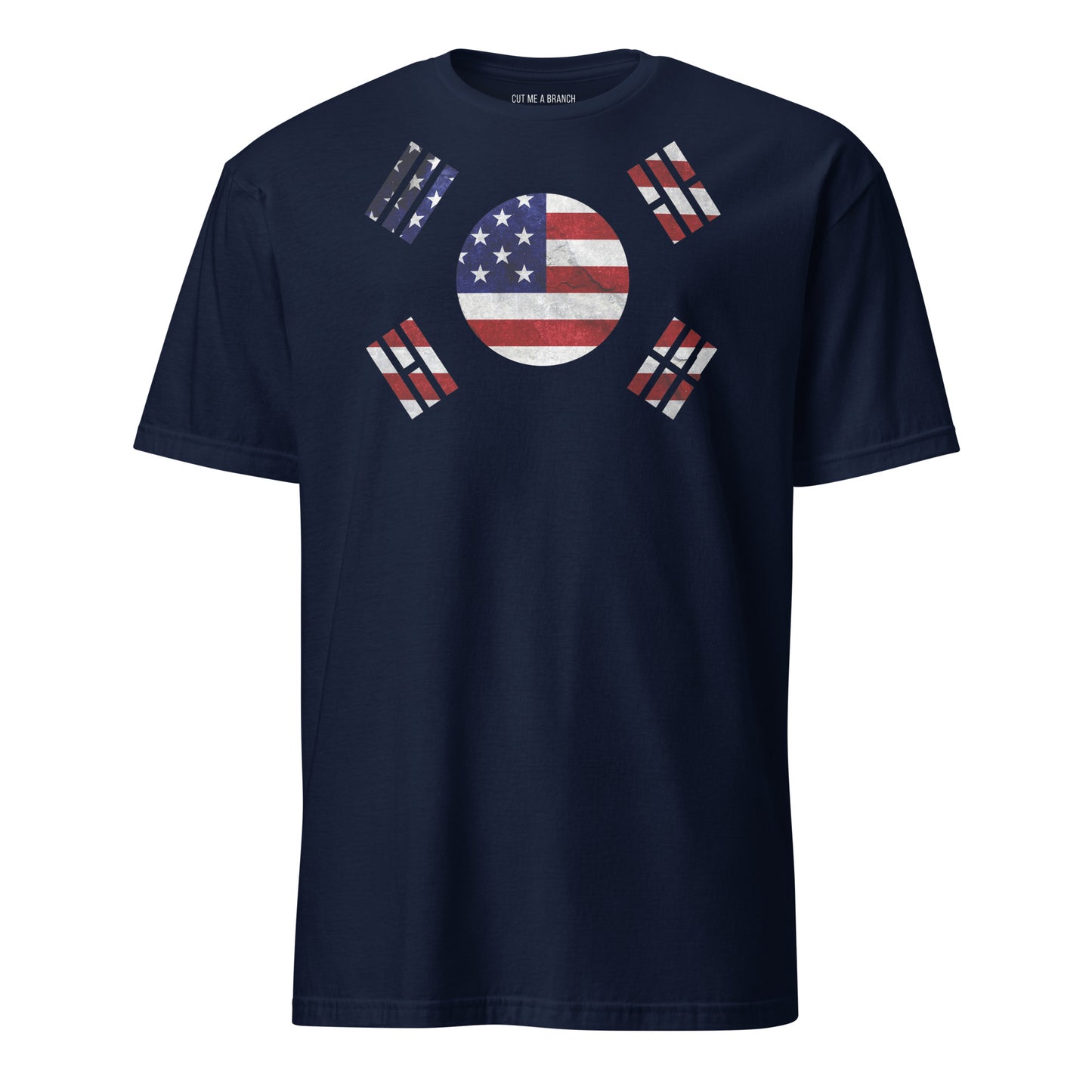 Korean American navy blue t-shirt foundation series