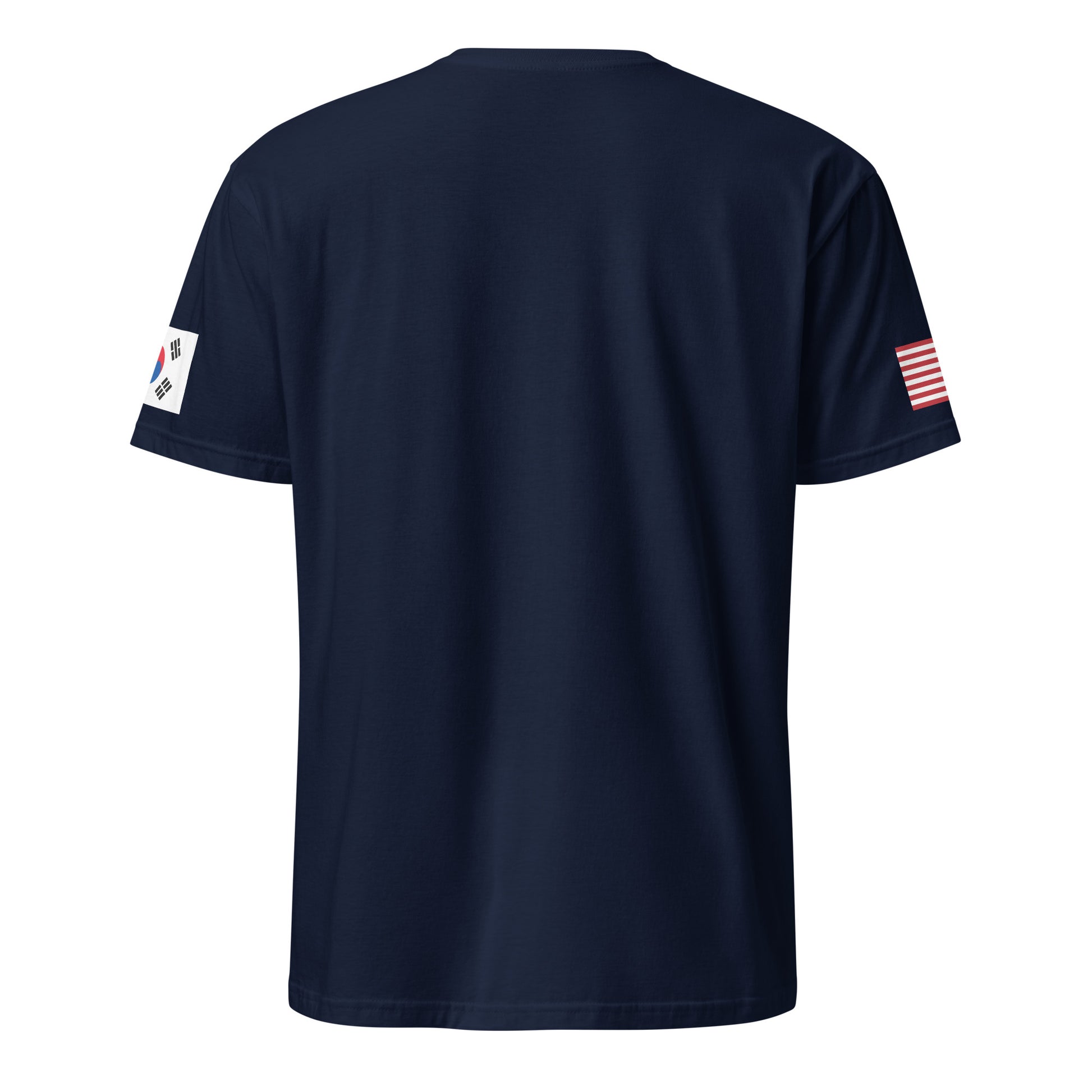 Korean American navy blue t-shirt rwb series stars forward back