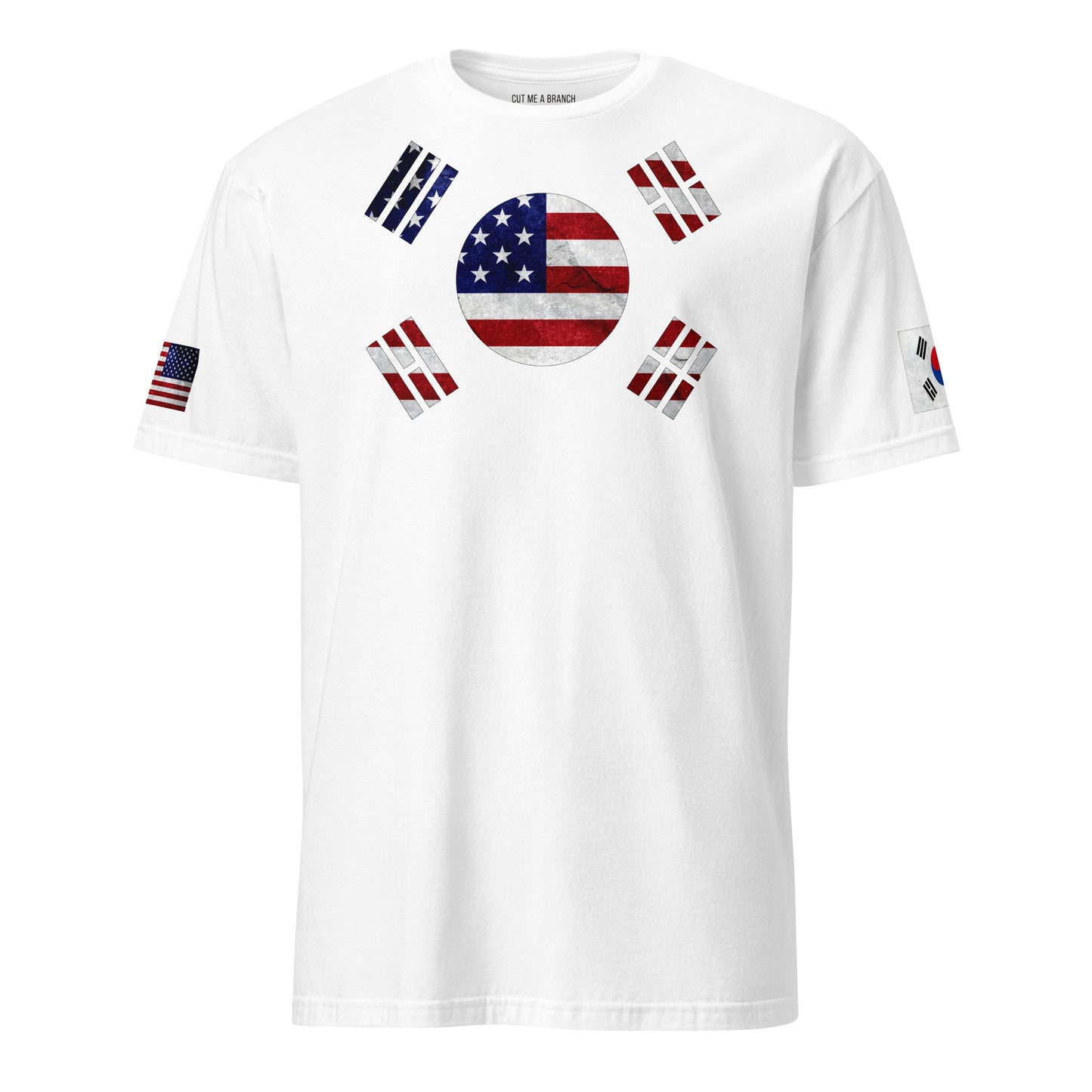 Korean American white t-shirt foundation series stars forward