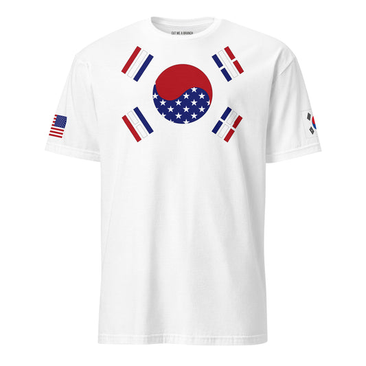 Korean American white t-shirt rwb series stars forward