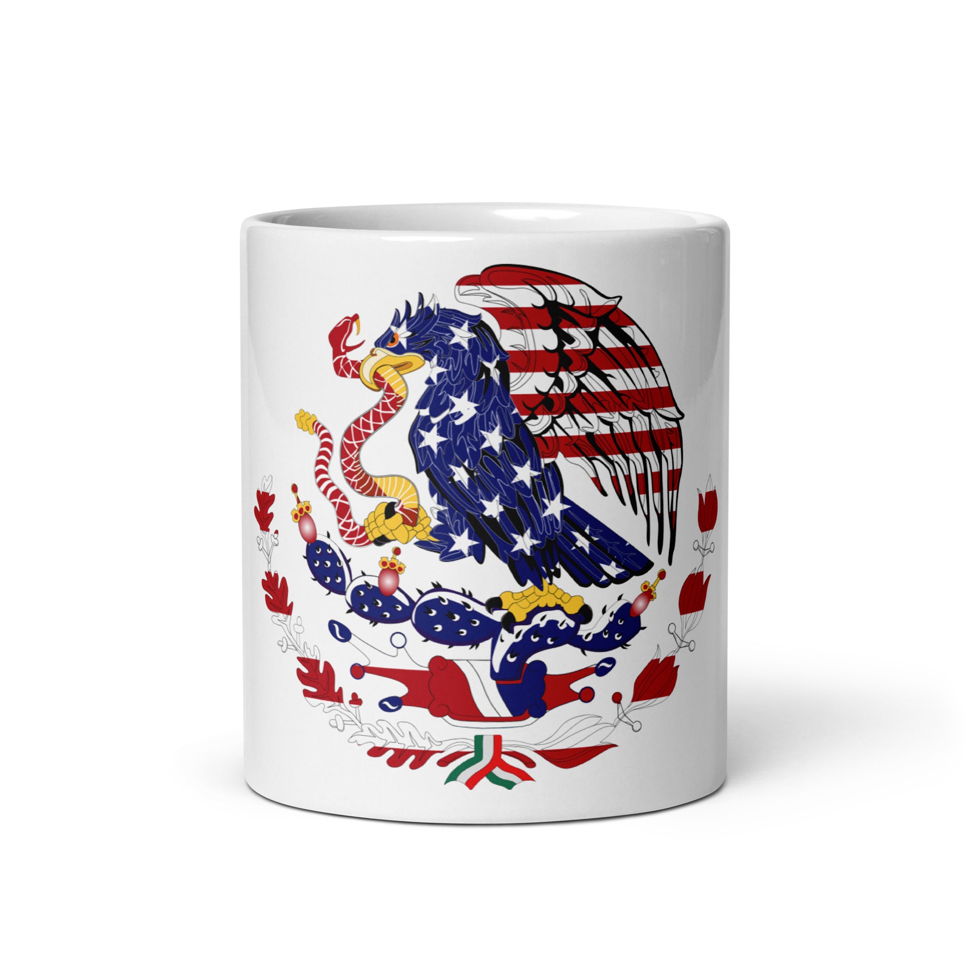 Mexican American 11oz white mug