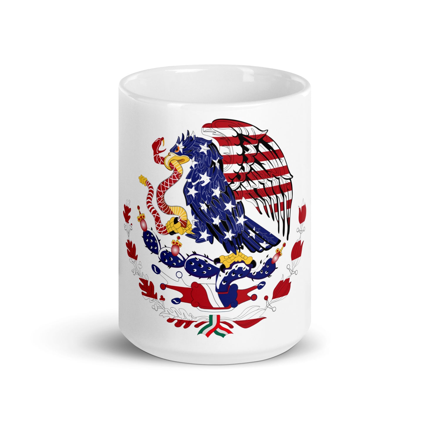 Mexican American 15oz white mug