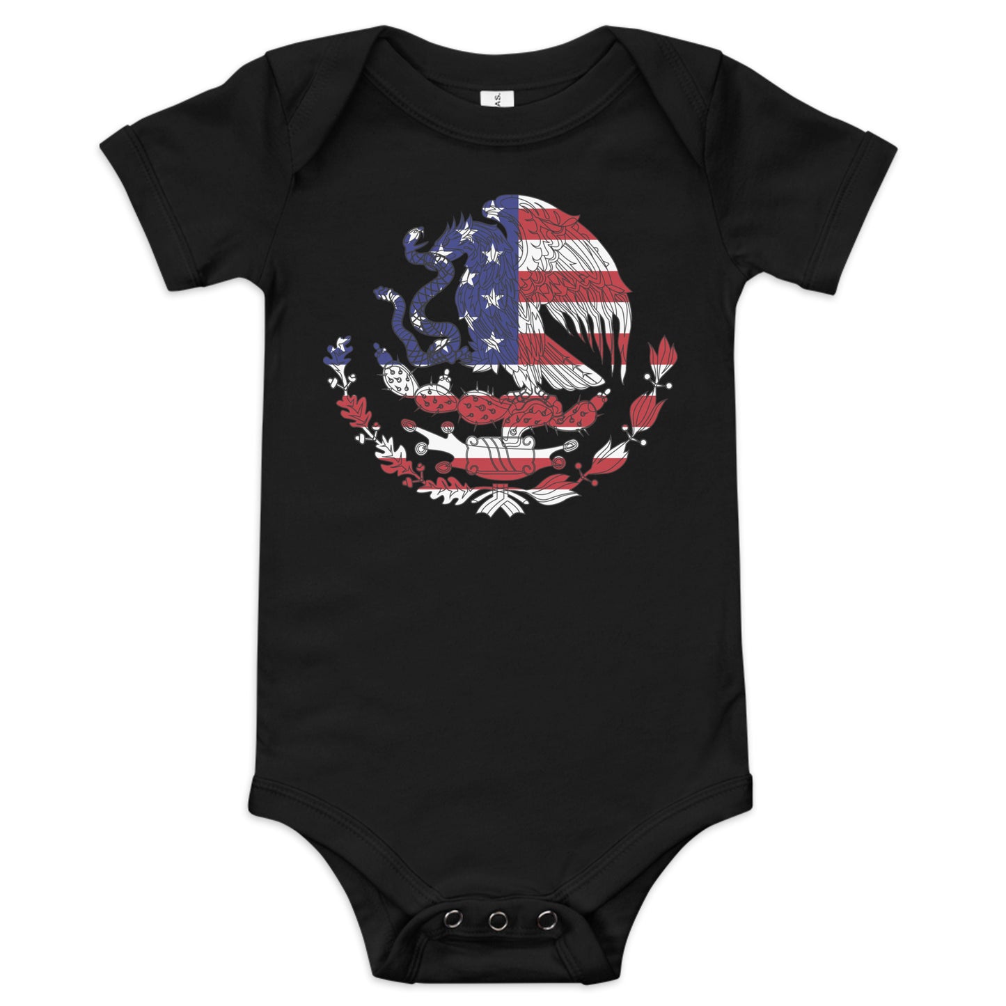 Mexican American black baby bodysuit