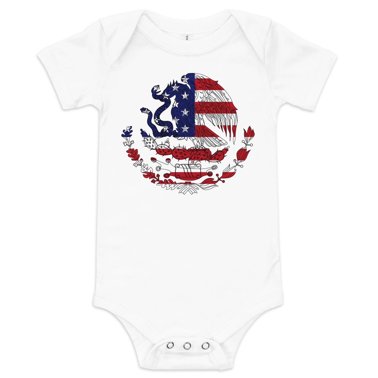 Mexican American white baby bodysuit