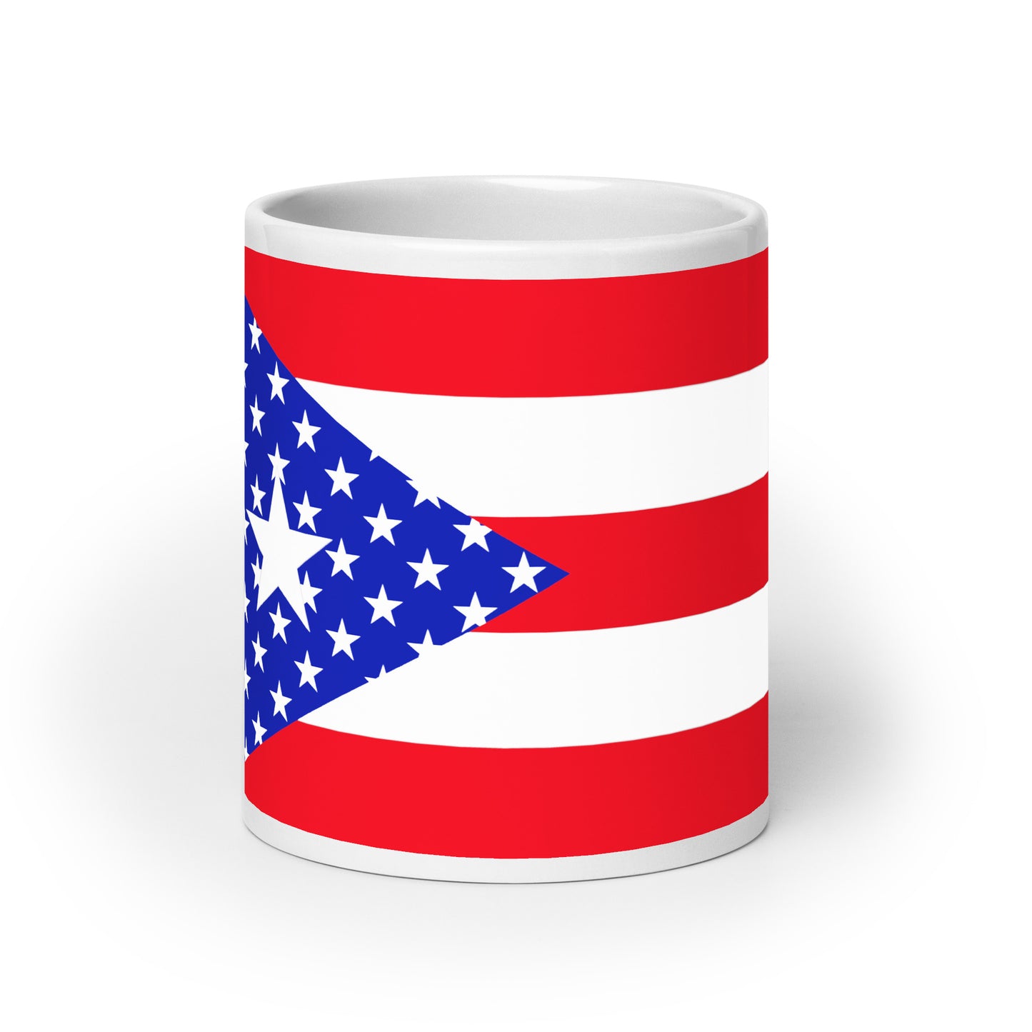 Puerto Rican American 20oz white mug