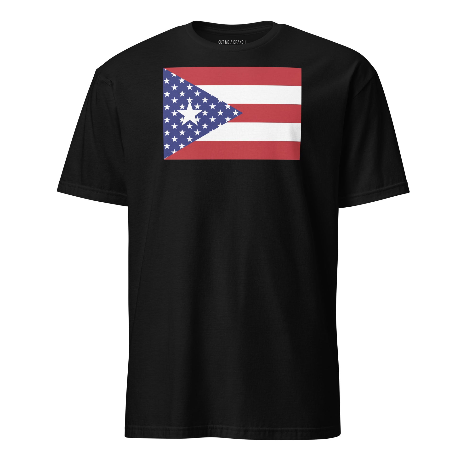 Puerto Rican American black t-shirt