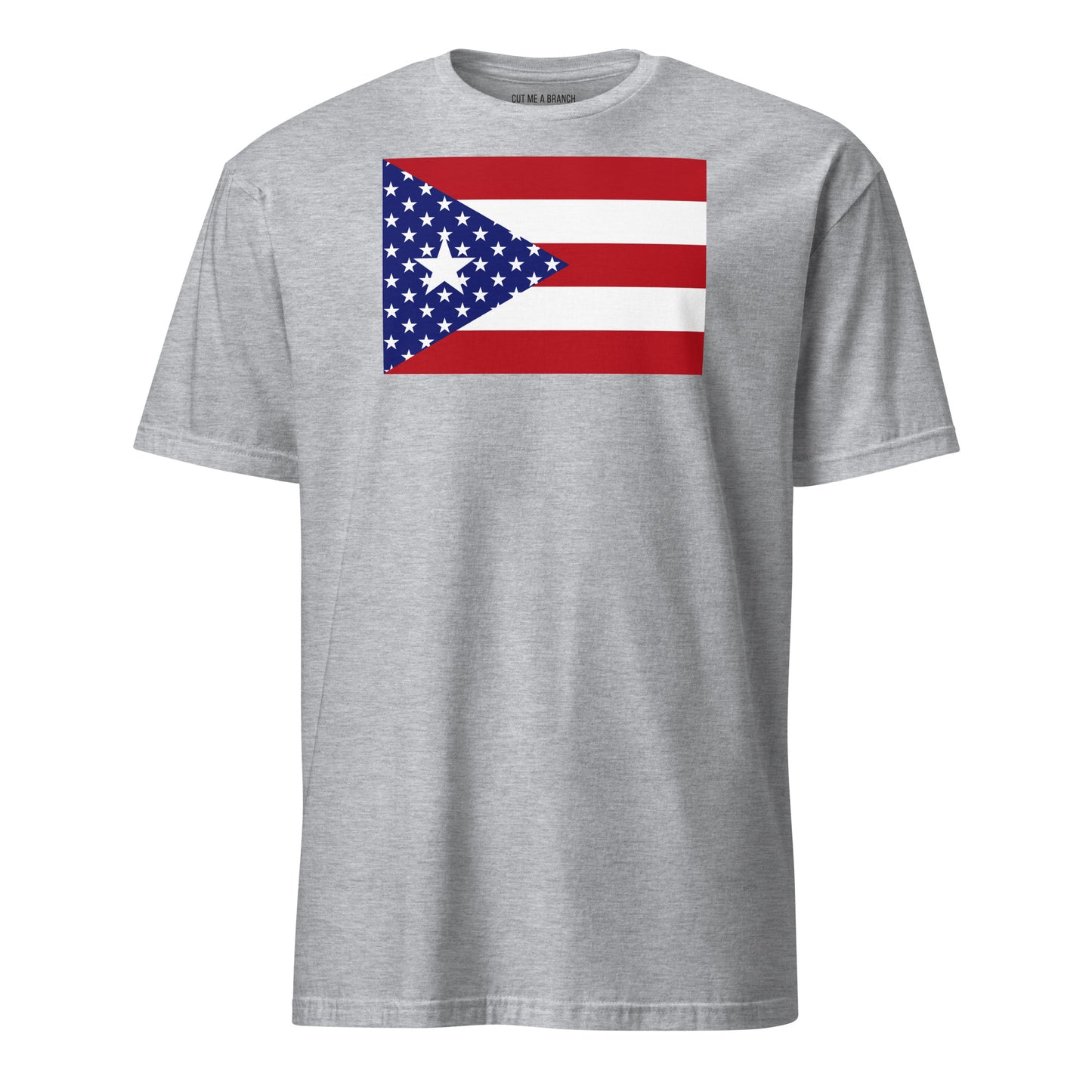 Puerto Rican American light grey t-shirt