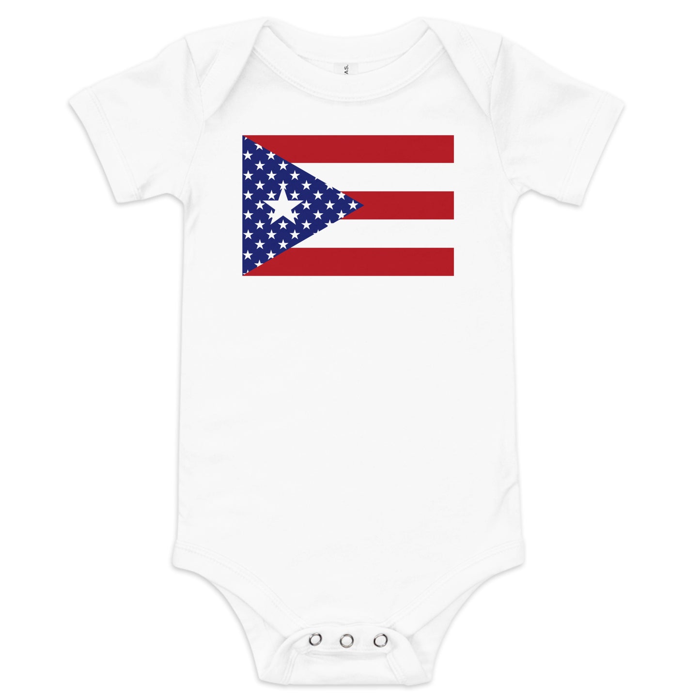 Puerto Rican American white baby bodysuit